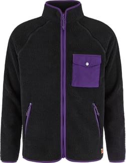 Vardag Pile Fleece M Black Dark Violet