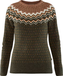 Övik Knit Sweater W Deep Forest