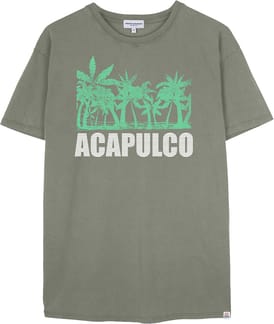 M Tshirt Mike Washed Acapulco Sauge