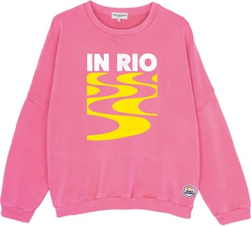 W Sweat Cameron Washed In Rio Magenta