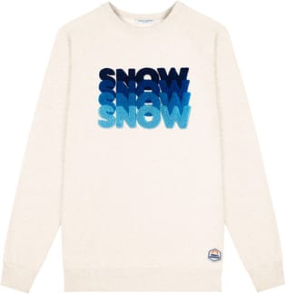 M Sweat Clyde Snow Xclusif Heather Cream