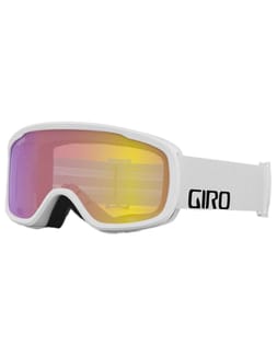 Cruz - White Wordmark Strap with Yellow Boost Lens