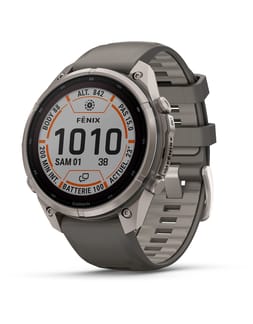 Fēnix® 9 Pro Solar inReach® 47mm Sapphire Titanium Gris Galet/Gris Cendré