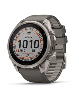 Fēnix® 9 Pro Solar inReach® 51mm Sapphire Titanium Gris Galet/Gris Cendré