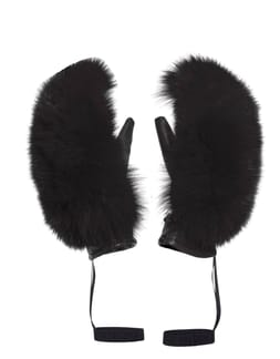 Hill Faux Fur Black