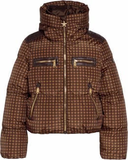 Track Ski Jacket Dark Brown