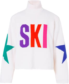 Calore Long Sleeve Knit Sweater White W