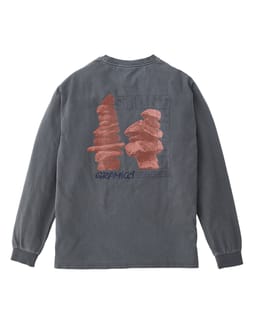 Stoneheads L/S Tee Grey Pigment