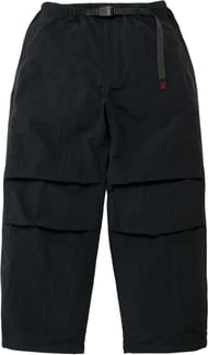 Nylon Paneled Trek Pant Black