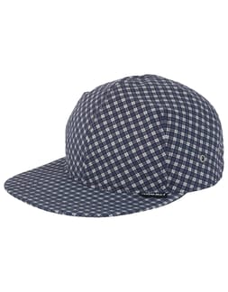 Mini Check Nylon Cap Navy Check