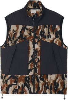Thermal Fleece Vest Bark Camo