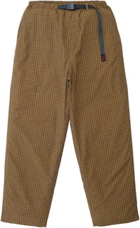Mini Check Nylon Pant Brown Check