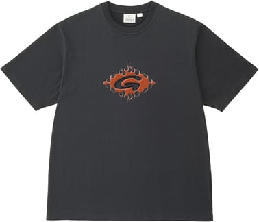 Flames Tee Vintage Black