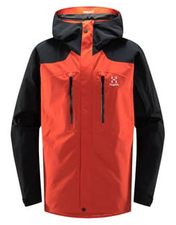 Elation GTX Jacket Men Habanero/True Black