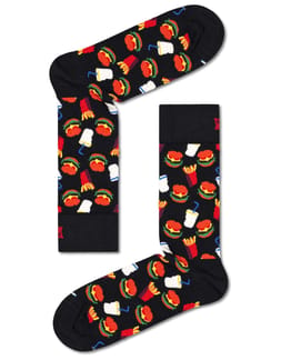 Hamburger Sock Black