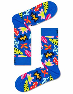 Leaves Sock Blue