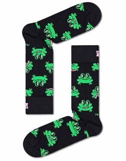 Frog Sock Black