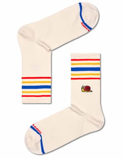 Snail 3/4 Crew Sock Beige
