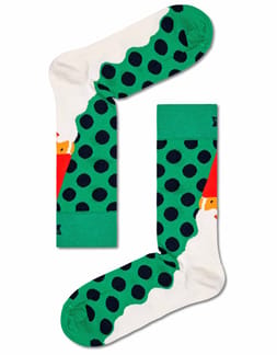 Santa's Beard Sock Green