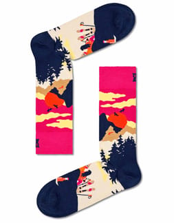 After Ski Sock Dark Pink