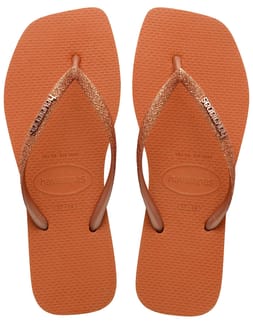 Square Glitter Cerrado Orange