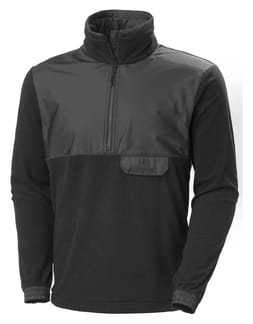 Yu 1/2 Zip Fleece Black