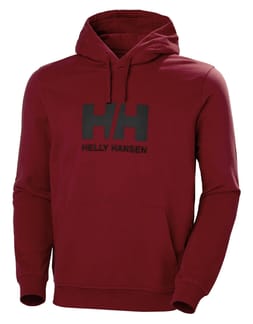 Hh Logo Hoodie Oxblood