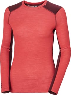 W Lifa Merino Midweight Crew Poppy Red