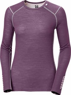 W Lifa Merino Midweight Crew Amethyst