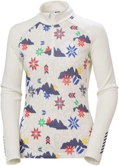 W Lifa Merino Midweight Gra 1/2 Zip Off White