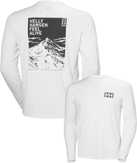 Skog Graphic Ls Tee White