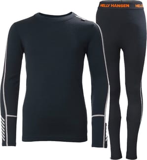 Jr Lifa Merino Midweight Set Navy