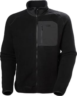 Panorama Pile Block Jacket Black