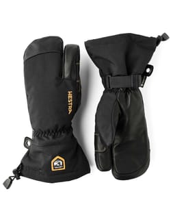 Army Leather Gore-Tex 3-Fingers Black/Black