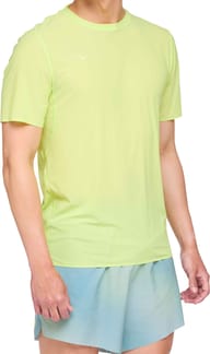 M Airolite Run Short Sleeve Lettuce