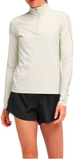 W Glidetech Quarter Zip Truffle Salt
