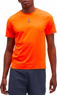M Everyrun Short Sleeve Electric Tangerine