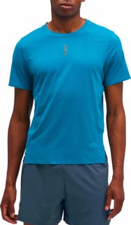 M Everyrun Short Sleeve Night Glow Blue