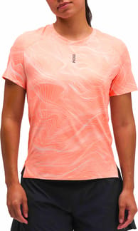 W Everyrun  Short Sleeve Clf Prt Sunstone Prt