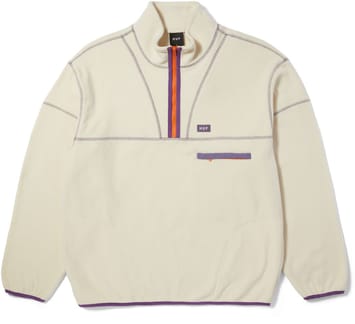 Sweat Elysian Quarter Zip Fleece Bone