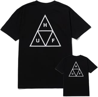 T-Shirt Huf Set TT Ss Black