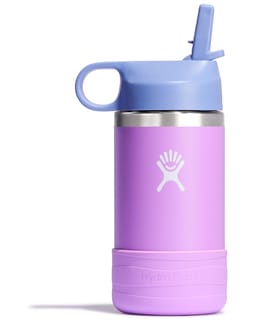 12 Oz Kids Wide Mouth Straw Cap And Boot Anemone