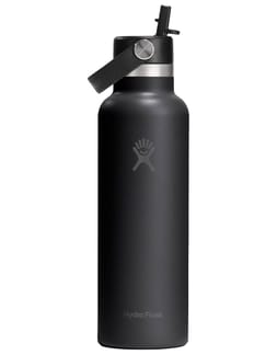 21 Oz Standard Flex Straw Cap Black