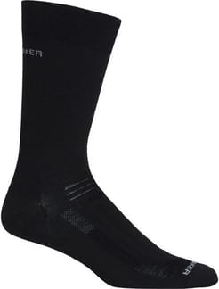 M Merino Hike Liner Crew Black