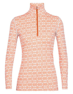 W 250 Vertex LS Half Zip Alpine Geo Snow/Flash/J