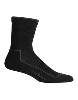 M Hike Cool-Lite 3Q Crew Jet Hthr/Monsoon