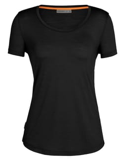 W Sphere II SS Scoop Tee Black
