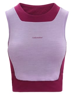 W ZoneKnit Cropped Bra-Tank Purple Gaze/Go Berry/Cb