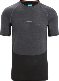 Men Merino 125 ZoneKnit SS Crewe Jet Hthr Black Metro Hthr Cb