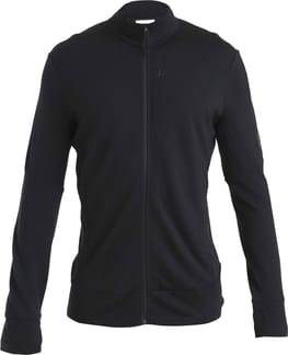 Men Merino 260 Quantum IV LS Zip Black